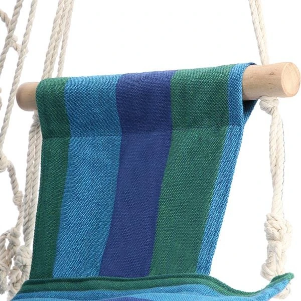 Nils Camp Hängesessel NC3102 (Holzbalken, TC-Material, Max. Nutzergewicht 120kg) Blau 46x90cm 7 Nils Camp Hängesessel NC3102 (Holzbalken, TC-Material, Max. Nutzergewicht 120kg) Blau 46x90cm – Bild 7