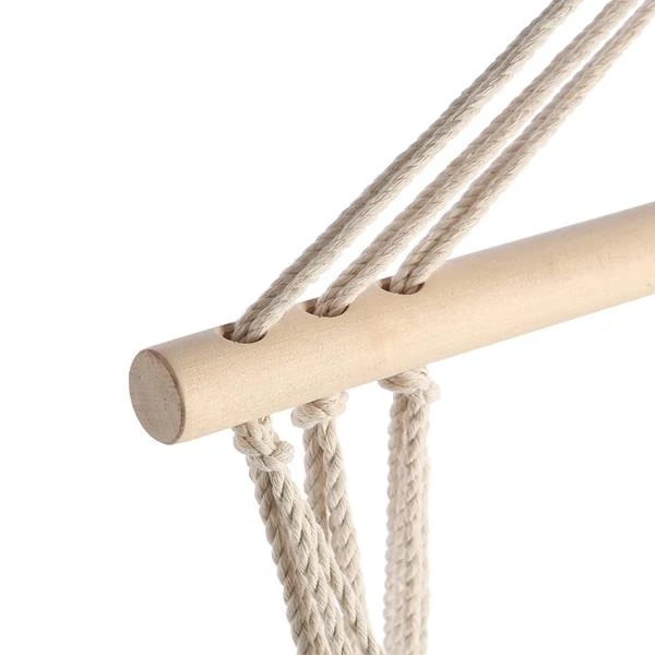 Nils Camp Hängesessel NC3102 (Holzbalken, TC-Material, Max. Nutzergewicht 120kg) Blau 46x90cm 3 Nils Camp Hängesessel NC3102 (Holzbalken, TC-Material, Max. Nutzergewicht 120kg) Blau 46x90cm – Bild 3