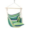 Nils Camp Hängesessel NC3107 (Holzbalken, Baumwolle, Leicht Aufzuhängen) Grün 103x99cm