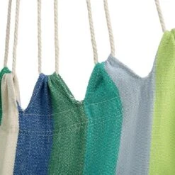 Nils Camp Hängesessel NC3107 (Holzbalken, Baumwolle, Leicht Aufzuhängen) Grün 103x99cm -Günstiges Draussen Herz Geschäft Nils Camp 15 03 086 NC3107 Sessel 8 600x600 1