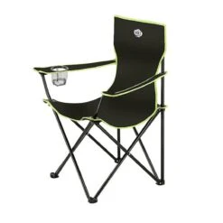 Nils Camp Campingstuhl NC3044 (Nutzergewicht Max. 110 Kg) Schwarz/lime