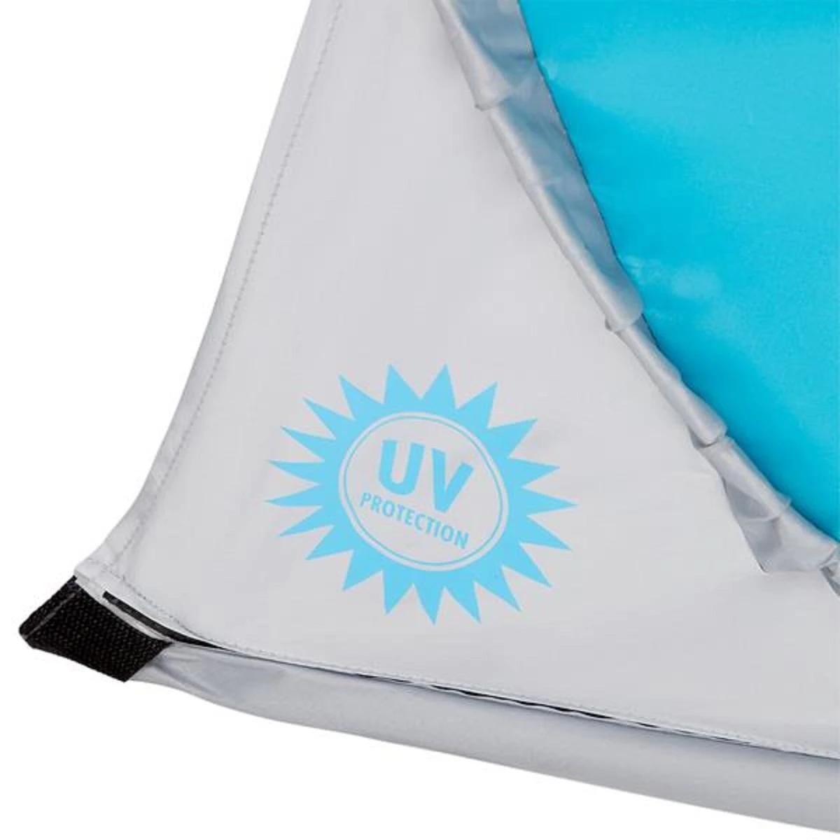 Nils Camp Strandmuschel NC3173 (UV-Schutz, Selbstaufbauend) 140x110x110cm Blau/grau 3 Nils Camp Strandmuschel NC3173 (UV-Schutz, Selbstaufbauend) 140x110x110cm Blau/grau – Bild 3