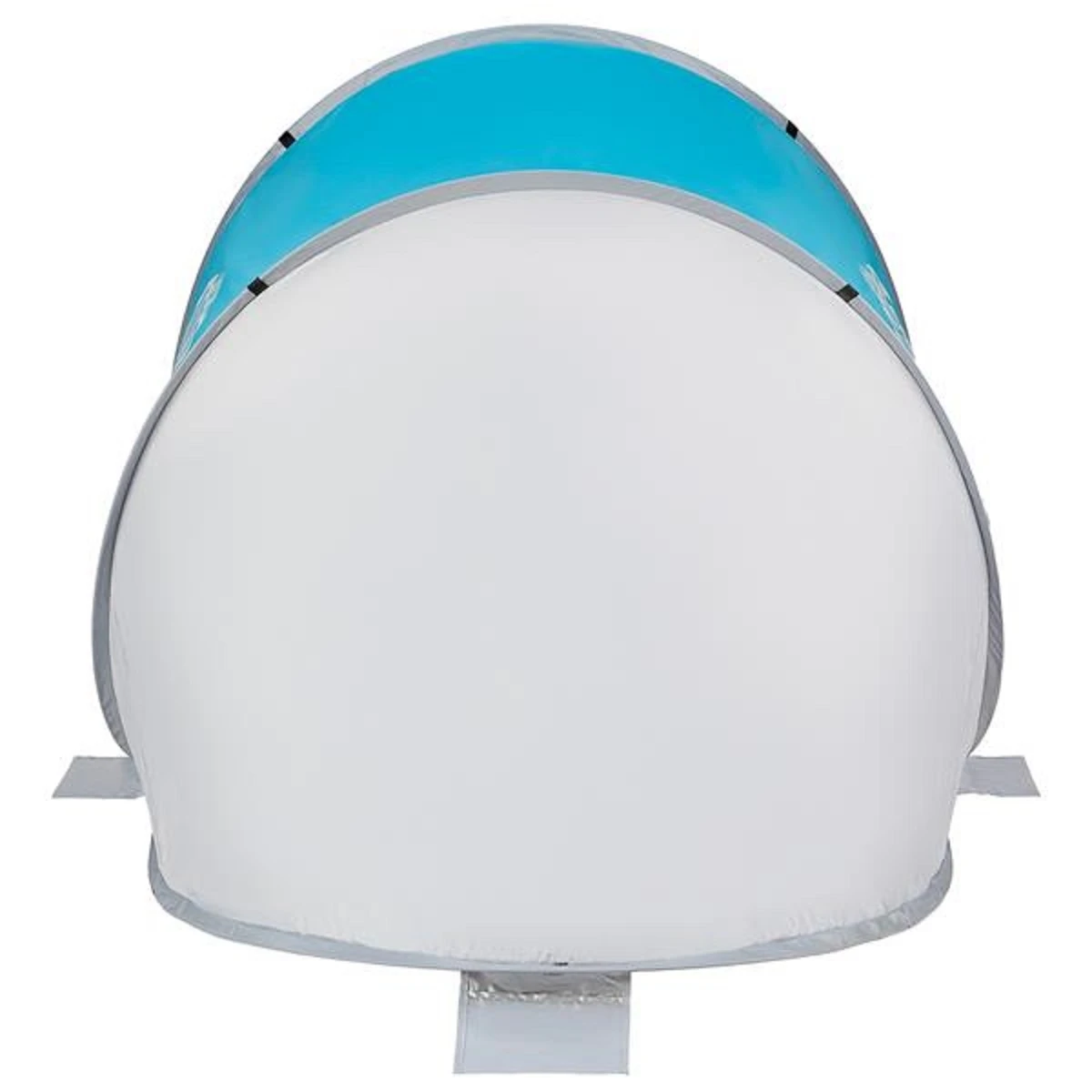 Nils Camp Strandmuschel NC3173 (UV-Schutz, Selbstaufbauend) 140x110x110cm Blau/grau 2 Nils Camp Strandmuschel NC3173 (UV-Schutz, Selbstaufbauend) 140x110x110cm Blau/grau – Bild 2