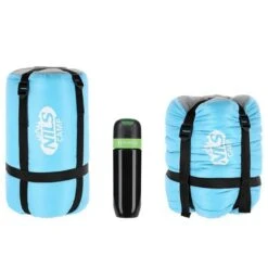 Nils Camp Schlafsack NC2008 Größe M (2-Jahreszeiten-Schlafsack) Minzgrün/grau 175x75xm -Günstiges Draussen Herz Geschäft Nils Camp 15 04 105 NC2008 Schlafsack 2 600x600 1