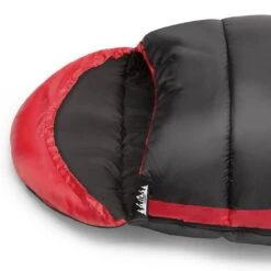 Nils Camp Schlafsack NC2012 (2-Jahreszeiten-Schlafsack) Schwarz/rot 190x80cm -Günstiges Draussen Herz Geschäft Nils Camp 15 04 107 NC2012 Schlafsack 8 600x600 1
