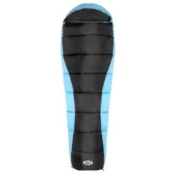Nils Camp Schlafsack NC2012 (2-Jahreszeiten-Schlafsack) 190x80cm Schwarz/hellblau -Günstiges Draussen Herz Geschäft Nils Camp 15 04 108 NC2012 Schlafsack 600x600 1