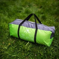 Nils Camp Campingzelt Highland NC6031 - Wasserabweisend, 2 Eingänge, Für 6 Personen - Grau/lime -Günstiges Draussen Herz Geschäft Nils Camp CampingZelt 6Personen NC6031 11 600x600 1