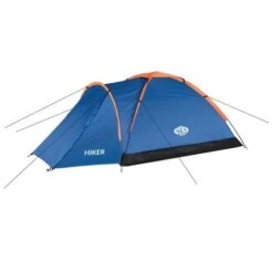 Nils Camp Campingzelt Hiker NC6010 - Wasserabweisend, 1 Eingang, Für 2 Personen - Blau