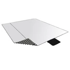 Nils Camp Picknickdecke NC2310 Weiss/schwarz 300x200cm -Günstiges Draussen Herz Geschäft Nils Camp Picknicdecke NC2310 5 600x600 1