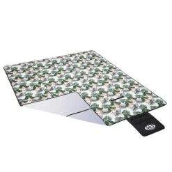Nils Camp Picknickdecke NC8008 (Motiv Flamingo) Grün 220x200cm -Günstiges Draussen Herz Geschäft Nils Camp Picknicdecke NC8008 3 600x600 1