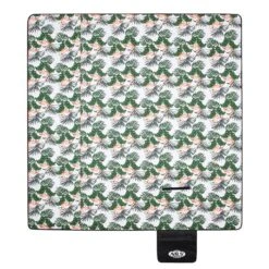 Nils Camp Picknickdecke NC8008 (Motiv Flamingo) Grün 220x200cm -Günstiges Draussen Herz Geschäft Nils Camp Picknicdecke NC8008 4 600x600 1