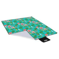 Nils Camp Picknickdecke NC8019 (Motiv Kolibri) Grün 200x200cm -Günstiges Draussen Herz Geschäft Nils Camp Picknicdecke NC8019 4 600x600 1