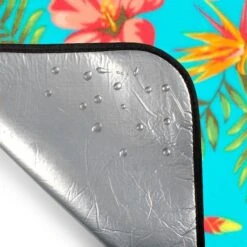 Nils Camp Picknickdecke NC8019 (Motiv Kolibri) Grün 200x200cm -Günstiges Draussen Herz Geschäft Nils Camp Picknicdecke NC8019 8 600x600 1