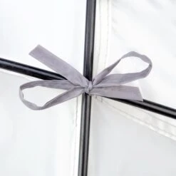 Nils Camp Strandmuschel NC3039 (UV-Schutz, Selbstaufbauend) Für Die Familie Weiss/grau - 105x210x110cm -Günstiges Draussen Herz Geschäft Nils Camp Strandmuschel NC3039 grau 4 600x600 1