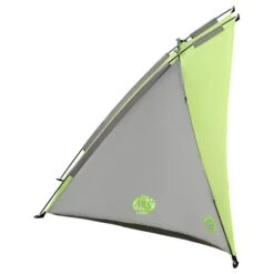 Nils Camp Strandmuschel NC3039 (UV-Schutz, Selbstaufbauend) Für Die Familie Grün/grau - 105x210x110cm -Günstiges Draussen Herz Geschäft Nils Camp Strandmuschel NC3039 gruen 3 600x600 1