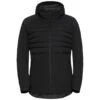 Odlo Winterjacke Ascent S-Thermic Mid Mit Kapuze (Isolierjacke, Winddicht, Atmungsaktiv) Schwarz Damen