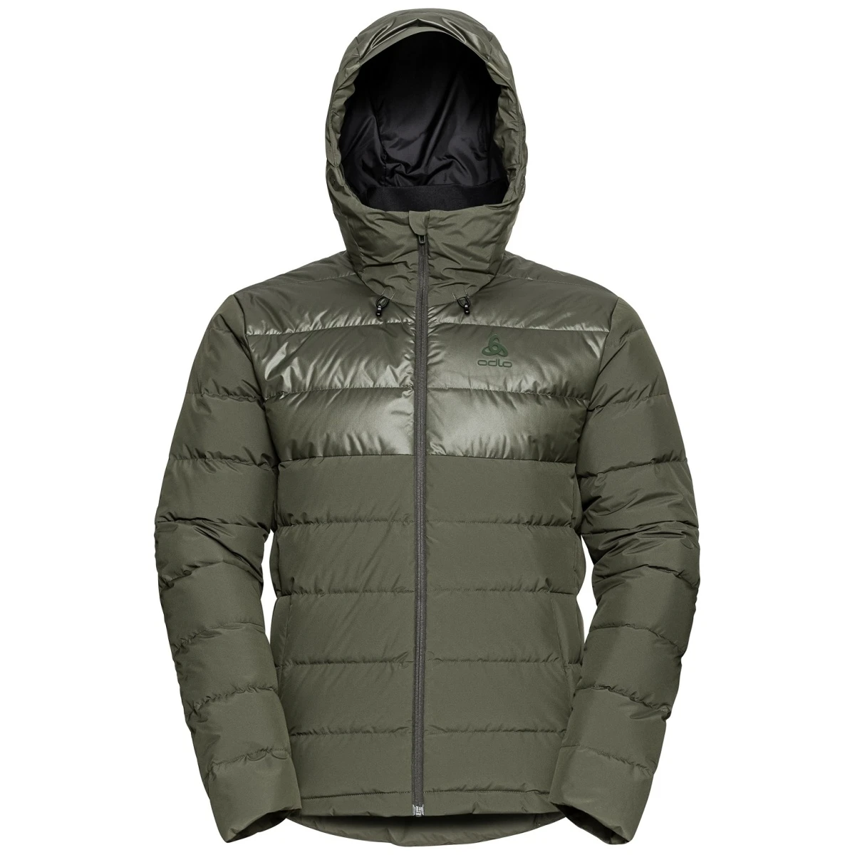 Odlo Winterjacke Severin N-Thermic Insulated Mit Kapuze (wasserabweisend, Winddicht, Atmungsaktiv) Dunkelgrün Herren 4 Odlo Winterjacke Severin N-Thermic Insulated Mit Kapuze (wasserabweisend, Winddicht, Atmungsaktiv) Dunkelgrün Herren – Bild 4