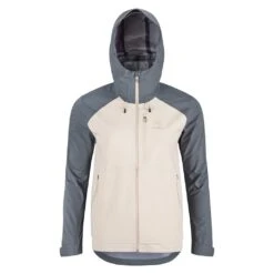 Odlo Wanderjacke Ascent 3-Lagen Mit Kapuze (wasserdicht, Atmungsaktiv Und Leicht) Beige/grau Damen -Günstiges Draussen Herz Geschäft Odlo 528871 21036 Ascent Jacke Damen 3 1030x1030 1