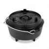 Petromax Feuertopf Ft3 (Dutch Oven) Aus Gusseisen - Inhalt Topf (max.): 1,6 Liter - Schwarz - 4,8kg