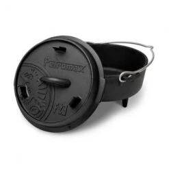 Petromax Feuertopf Ft3 (Dutch Oven) Aus Gusseisen - Inhalt Topf (max.): 1,6 Liter - Schwarz - 4,8kg -Günstiges Draussen Herz Geschäft Petromax feuertopf ft3 2 650x650 1