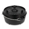 Petromax Feuertopf Ft4.5 (Dutch Oven) Aus Gusseisen - Inhalt Topf (max.): 3,5 Liter - Schwarz - 7,9kg