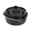Petromax Feuertopf Ft3-t (Dutch Oven) Aus Gusseisen, Ohne Standfüße - Inhalt Topf (max.): 1,6 Liter - Schwarz - 4,3kg