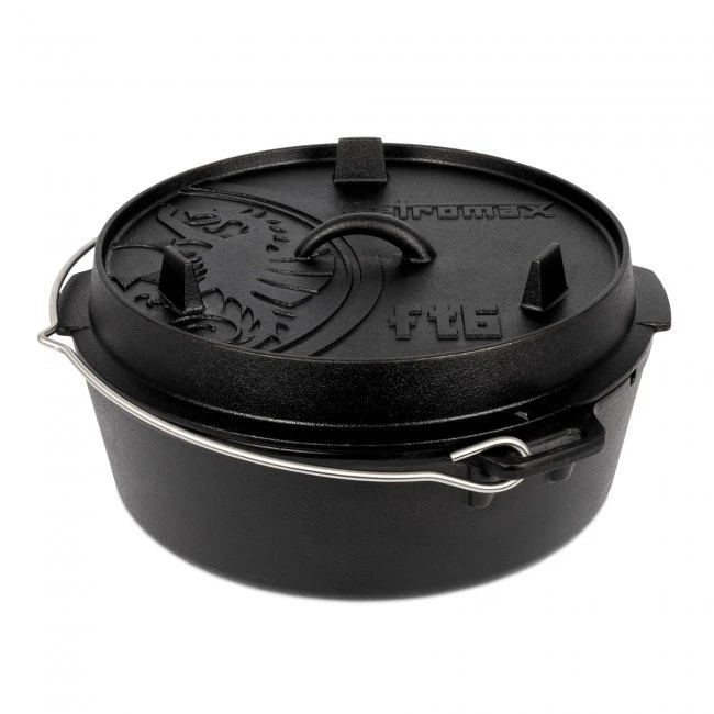 Petromax Feuertopf Ft6-t (Dutch Oven) Aus Gusseisen, Ohne Standfüße - Inhalt Topf (max.): 5,5 Liter - Schwarz - 9,4kg 1 Petromax Feuertopf Ft6-t (Dutch Oven) Aus Gusseisen, Ohne Standfüße - Inhalt Topf (max.): 5,5 Liter - Schwarz - 9,4kg