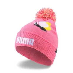 Puma Wintermütze (Pompon) Small World Pom Beanie Pink Kinder