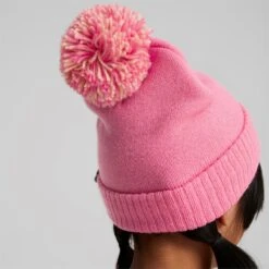 Puma Wintermütze (Pompon) Small World Pom Beanie Pink Kinder -Günstiges Draussen Herz Geschäft Puma mutze Small World Pom 024073 02 5 960x960 1
