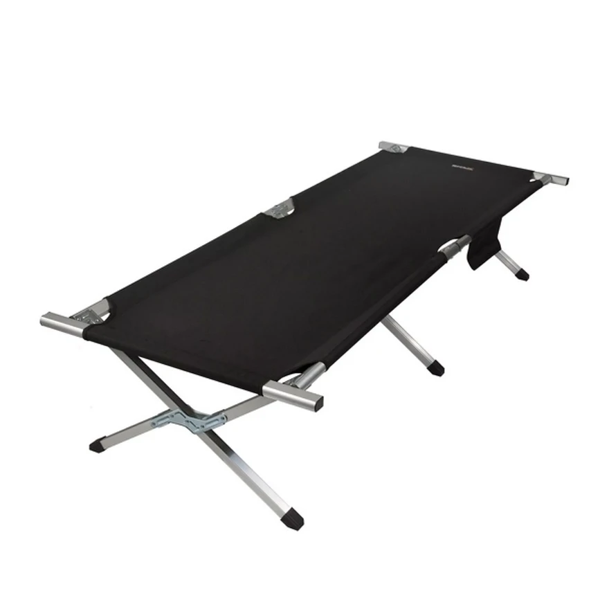 Regatta Feldbett - Campingliege - Renata - Mit Tragetasche - 190x75x40cm - Schwarz 1 Regatta Feldbett - Campingliege - Renata - Mit Tragetasche - 190x75x40cm - Schwarz