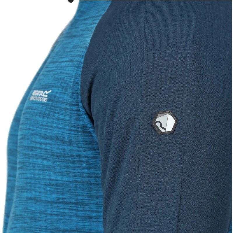Regatta Fleecejacke Hepley (dehnbar, Leichte) Blau Herren 3 Regatta Fleecejacke Hepley (dehnbar, Leichte) Blau Herren – Bild 3
