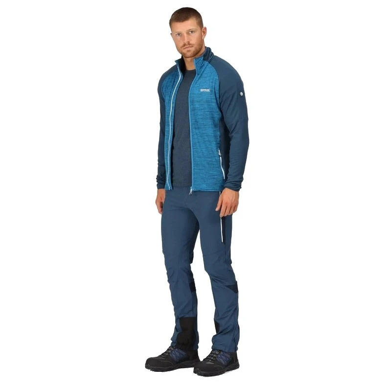 Regatta Fleecejacke Hepley (dehnbar, Leichte) Blau Herren 5 Regatta Fleecejacke Hepley (dehnbar, Leichte) Blau Herren – Bild 5
