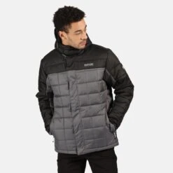 Regatta Winterjacke Nevado IV Grau/schwarz Herren