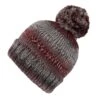 Regatta Strickmütze Frosty Hat VI Mit Bommel Rot Damen