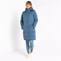 Dare2B Winter-Steppjacke Reputable II (wattierte Jacke, Wasserdicht) Blau Damen