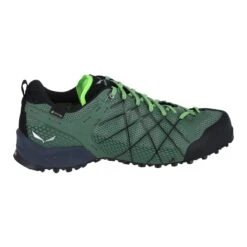 Salewa Wanderschuhe Wildfire GTX (Zustieg, Wasserdicht) Dunkelgrün Herren -Günstiges Draussen Herz Geschäft SALEWA 63487 5949 WILDFIRE GTX 2 1200x1200 1