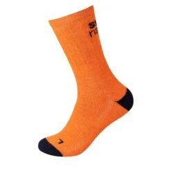 Super.natural Super Natural Tagessocke Crew Cosy - Alpakawoll-Mix - Orange/ozeanblau - 2 Paar