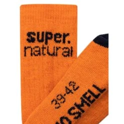 Super.natural Super Natural Tagessocke Crew Cosy - Alpakawoll-Mix - Orange/ozeanblau - 2 Paar -Günstiges Draussen Herz Geschäft SN SNA001410 428 Cosy Socke 2 960x960 1