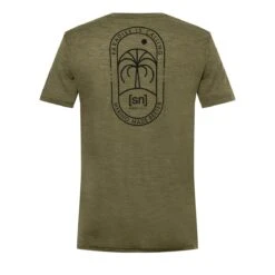 Super.natural Super Natural Freizeit-Tshirt Graphic Paradise - Merinowollmix - Olivegrün Herren -Günstiges Draussen Herz Geschäft SN SNMP01057 N44 Tshirt Paradise 2 1200x1200 1