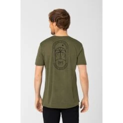 Super.natural Super Natural Freizeit-Tshirt Graphic Paradise - Merinowollmix - Olivegrün Herren -Günstiges Draussen Herz Geschäft SN SNMP01057 N44 Tshirt Paradise 3 1200x1200 1