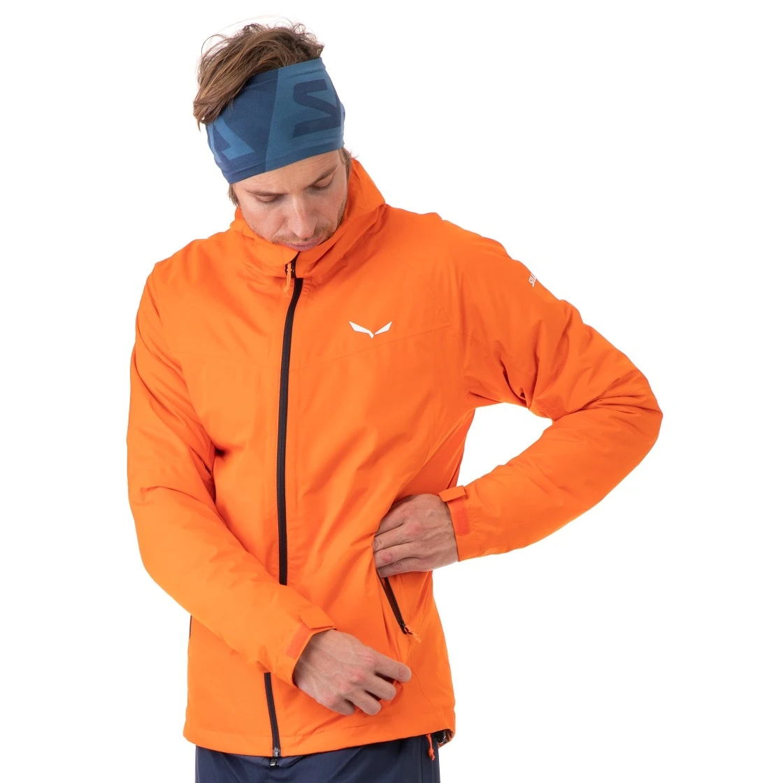 Salewa Ganzjahresjacke Puez Aqua 3 Powertex (wasserdicht) Orange Herren 5 Salewa Ganzjahresjacke Puez Aqua 3 Powertex (wasserdicht) Orange Herren – Bild 5