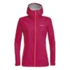 Salewa Ganzjahresjacke Puez (Aqua 3) Powertex (wasserdicht) Rosarot Damen