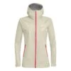 Salewa Ganzjahresjacke Puez (Aqua 3) Powertex (wasserdicht) Beige Damen