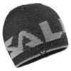 Salewa Wollmütze (Beanie) Agner Wool Polarlite (weich, Warm, Atmungsaktiv) Schwarz - 1 Stück