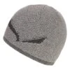 Salewa Wollmütze (Beanie) Ortles Wool (weich, Warm, Atmungsaktiv) Grau - 1 Stück