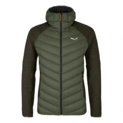 Salewa Isolations-Winterjacke Fanes Sarner (Daune, Sarner Wolle) Thymegrün Herren