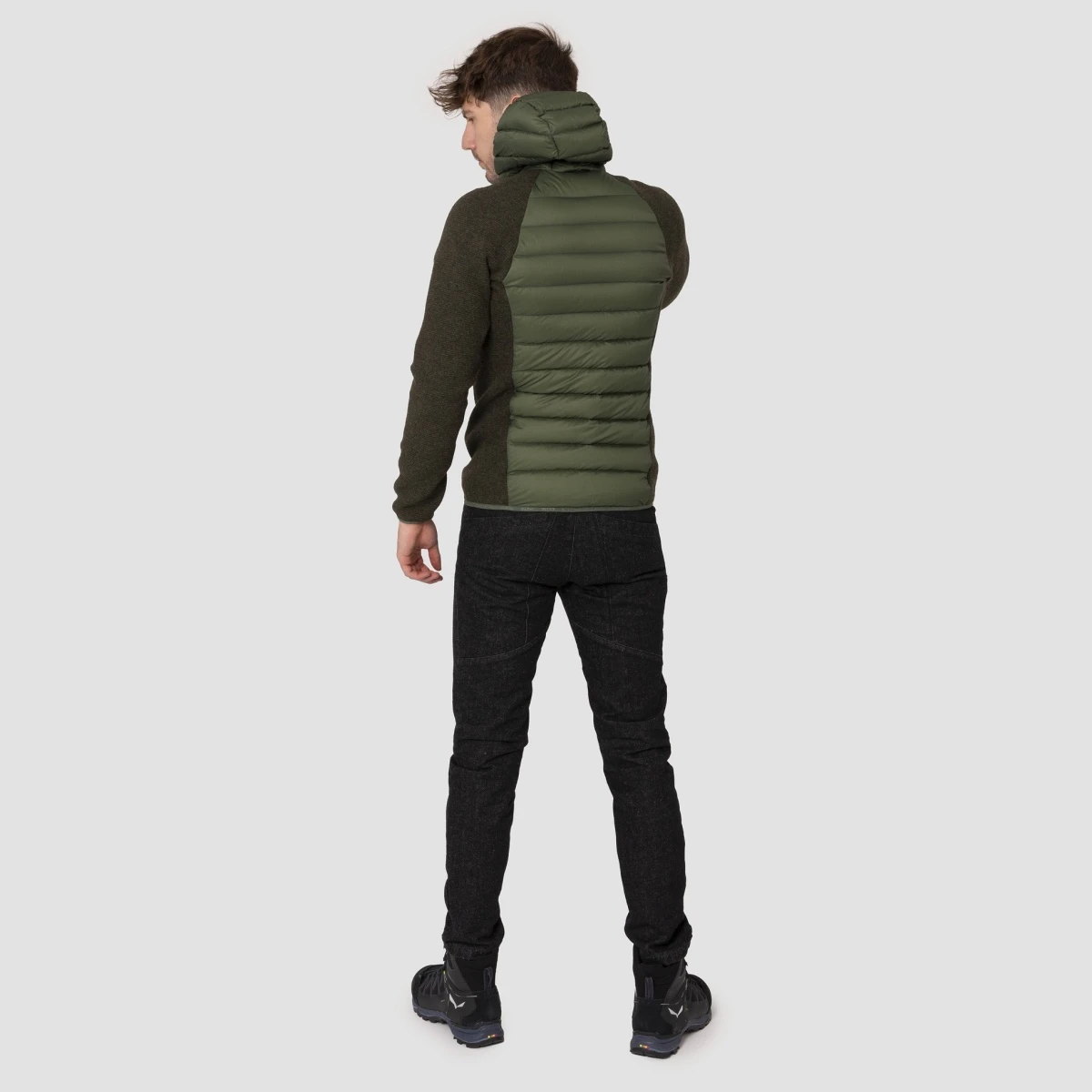 Salewa Isolations-Winterjacke Fanes Sarner (Daune, Sarner Wolle) Thymegrün Herren 2 Salewa Isolations-Winterjacke Fanes Sarner (Daune, Sarner Wolle) Thymegrün Herren – Bild 2