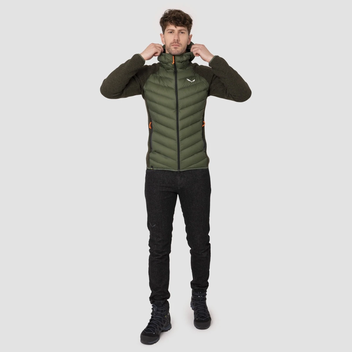 Salewa Isolations-Winterjacke Fanes Sarner (Daune, Sarner Wolle) Thymegrün Herren 3 Salewa Isolations-Winterjacke Fanes Sarner (Daune, Sarner Wolle) Thymegrün Herren – Bild 3