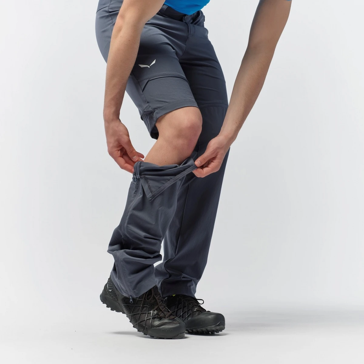 Salewa Softshell-Wanderhose Talveno 2in1 DST (wasserabweisend) Mit Zip-off-Beinen Schwarz Herren 4 Salewa Softshell-Wanderhose Talveno 2in1 DST (wasserabweisend) Mit Zip-off-Beinen Schwarz Herren – Bild 4