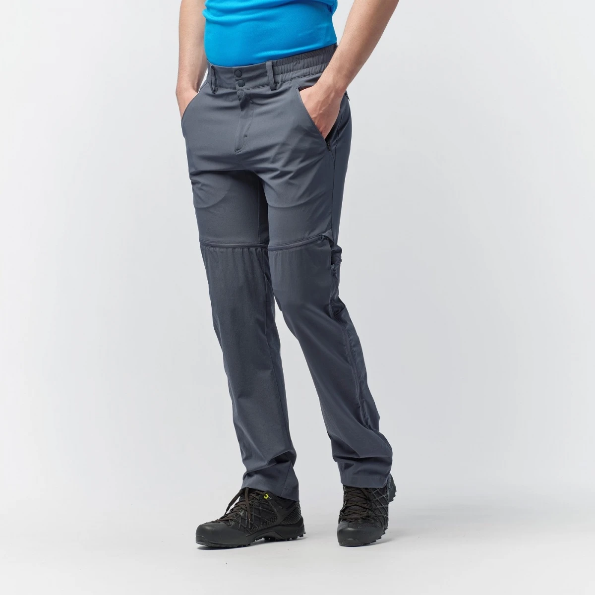 Salewa Softshell-Wanderhose Talveno 2in1 DST (wasserabweisend) Mit Zip-off-Beinen Schwarz Herren 3 Salewa Softshell-Wanderhose Talveno 2in1 DST (wasserabweisend) Mit Zip-off-Beinen Schwarz Herren – Bild 3